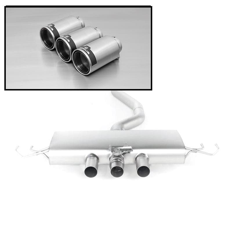 Remus FK8 Civic Type R Cat-Back 98CR Exhaust with 98mm Straight w/Carbon Tips